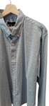 Camisa para hombre de manga larga, azul