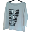 Camiseta de algodón, manga larga, tallas grandes