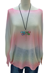 Jersey primavera, colores pastel arcoiris