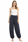 Pantalon bombacho en colores lisos