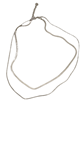 Collar de acero de doble cadena