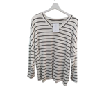 Camiseta mujer rayas cuello Pico
