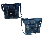 Bolso bandolera de tela vaquera