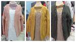 Chaqueta de punto con flecos, abierta, sin botones