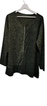 Jersey tallas grandes mitad animal print y jaspeado