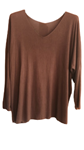 Jersey cuello en V talla grande