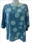 Blusa oversize, hasta 3XL, manga 3/4 (16€)