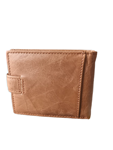 Cartera caballero, tono marrón claro, práctica y juvenil