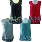 Blusa sin mangas, amplio hasta talla 52