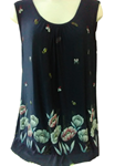 Blusa sin mangas, amplio hasta talla 52