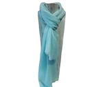 Pashmina suave de color liso, amplia, chal