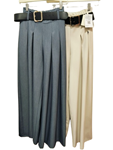 Falda pantalon con cinturon incluido