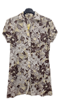 Camisa de manga corta estampada