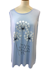 Camisetas sin mangas, flores de flores