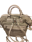 Mochila amplia de retales de tela