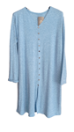 Vestido manga larga, estilo jersey, talla grande 