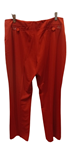 Pantalon recto en color rojo