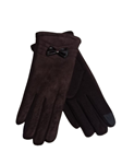 Guantes mujer polares, colores lisos. con índice táctil