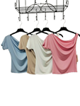 Blusa corta manga y tirante