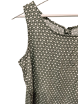 Blusa de tirantes estampado verde