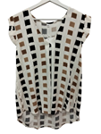 Blusa acampanada sin mangas