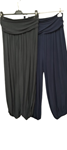 Pantalon bombacho en colores lisos