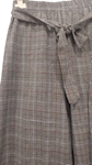 Pantalon Palazzo en tres cuartos con cuadros