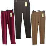 Pantalones rectos tallas grandes, colores lisos