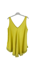 Blusa de tirantes de algodón, tallas grandes, evasé