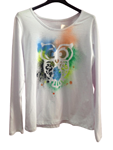 Camiseta de manga, larga, con Buho estampado, edición limitada