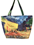 Bolso playero grande con fragmentos Klimt o Van Gogh