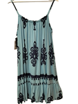 Vestido de tirantes talla grande azul