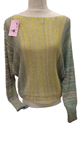 Jersey verde cuello barco