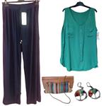 Pantalon ligero veraniego palazzo, también tallas grandes