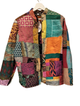 Chaqueta Mujer cuello Mao pathwork 