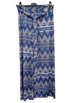 Pantalón palazzo estampado cómodo y fresco