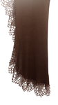 Fino y elegante echarpe marron