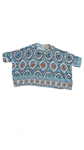 Blusón holgado, estampado inspiración mandala, tallas grandes