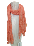 Pashminas colores lisos, primaverales y veraniegas. arrugado ondulado