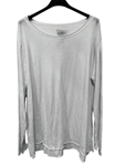 Camiseta de algodon en manga larga y cuello redondo