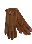 Guantes mujer polares, colores lisos. con índice táctil