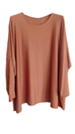 Jersey de cuello redondo fino