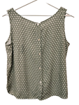 Blusa de tirantes estampado verde