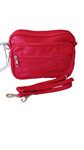 Bolso pequeño bandolera, con bolsillos exteriores e interiores