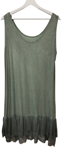 Vestido de verano de tirantes y volante