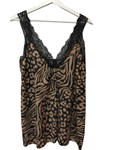 Blusa lencera estampada