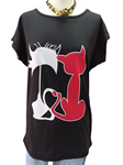 Camisetas de "Pareja de gatos"