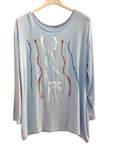 Camiseta personalizada, con dibujo abstracto "Verticalidad serpenteante"