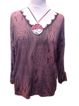 Camiseta estampado inspiración animal print (hasta talla XL)