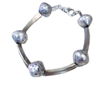 Pulsera edición limitada, canalizacióny bolas plateadas